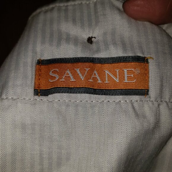 Savane Men's Signature Khaki Straight Fit Pants Dark Khaki - 38 Waist - Picture 3 of 5